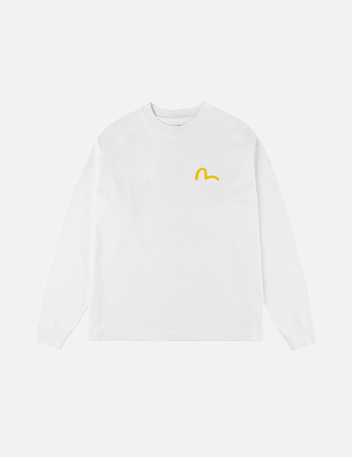 カモメとラバーレッグプリント リラックスフィット 長袖Tシャツ